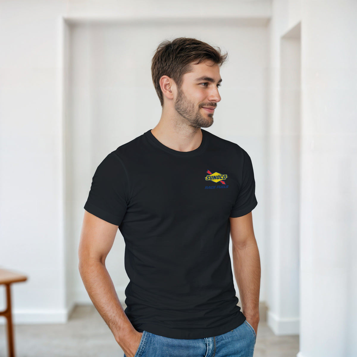 camiseta manga corta sunoco